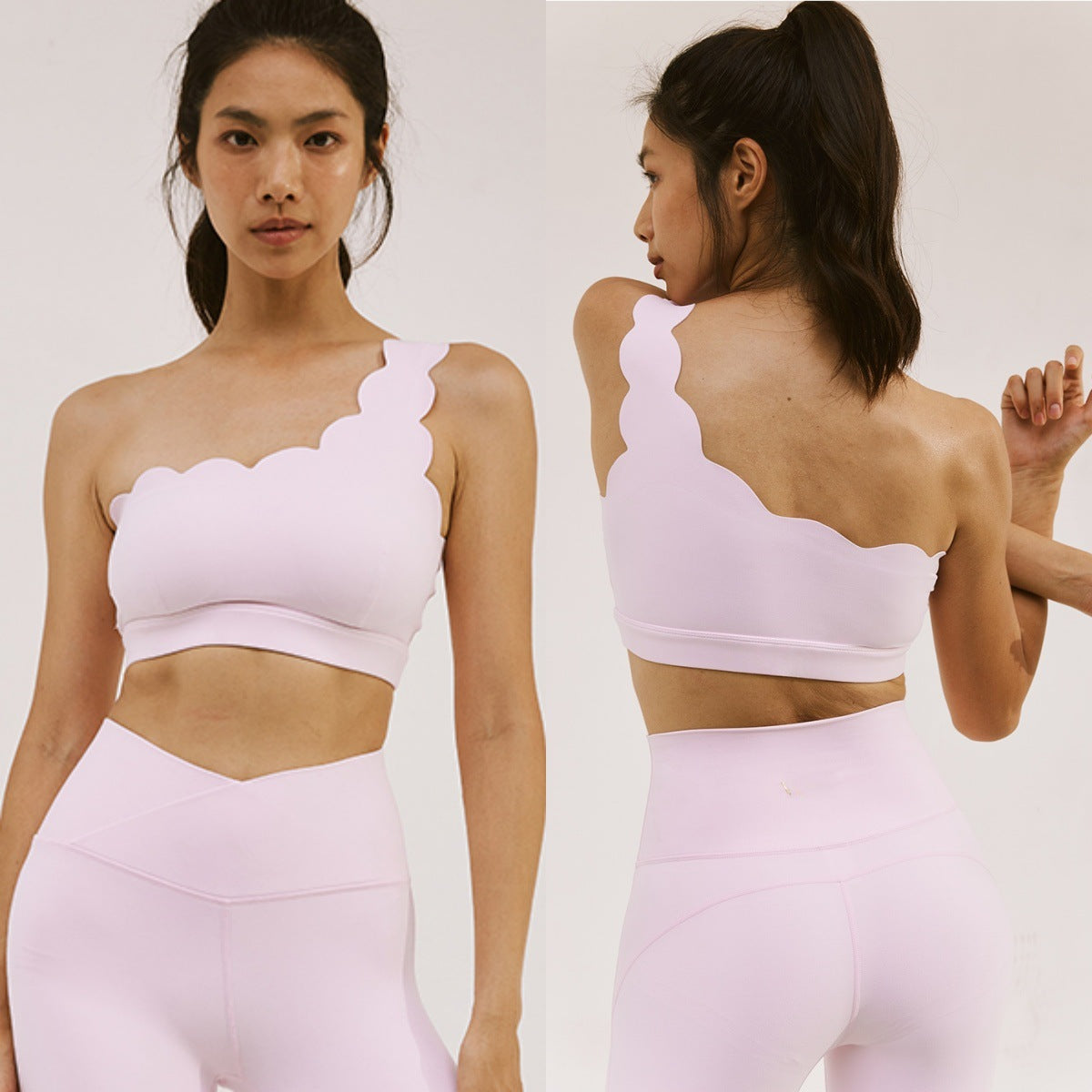 Arabesque One-Shoulder Set