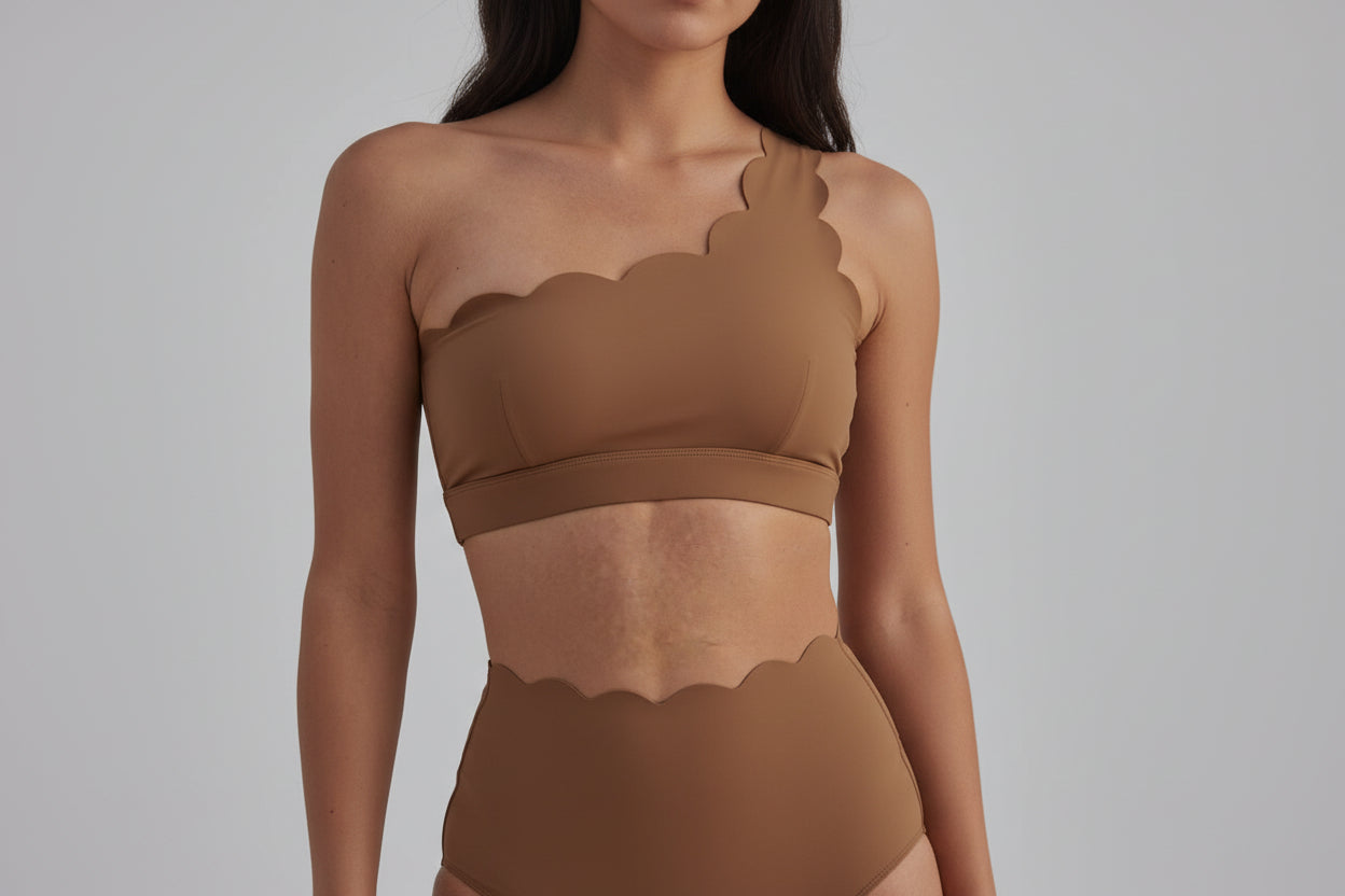 Arabesque One-Shoulder Set