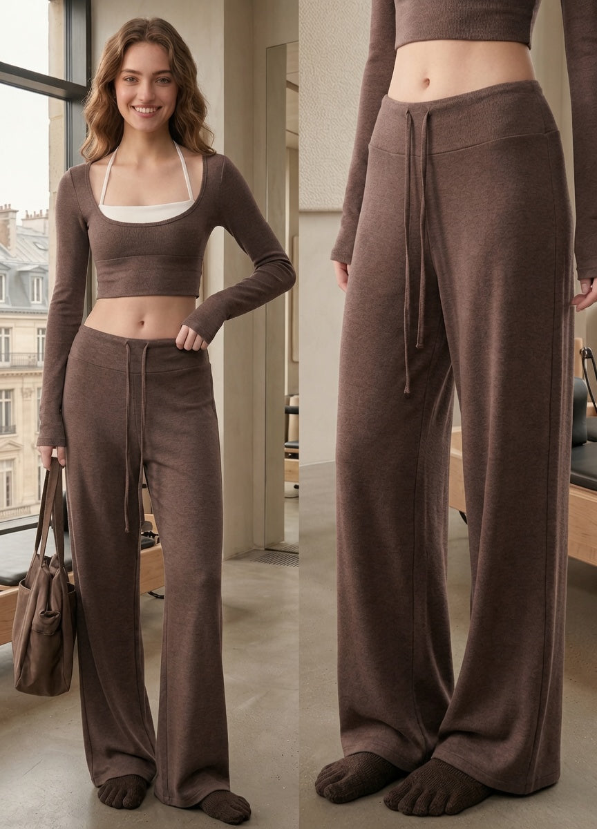 Brun Wide-Leg Studio Set